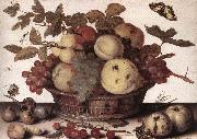 AST, Balthasar van der Basket of Fruits vvvv Sweden oil painting artist